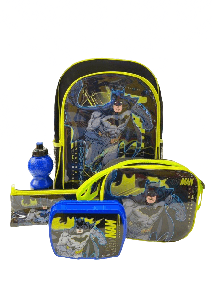 DC Batman Trolley Bag 16 inch - 5 in 1 Value Pack FKVP-02273 — image 1