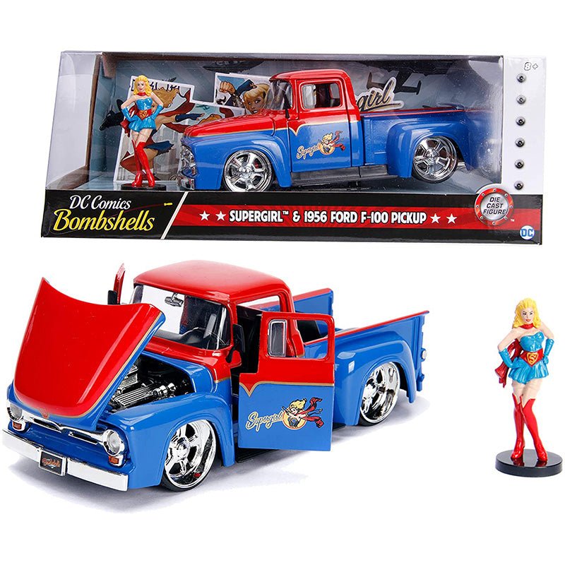 DC Comics Bombshells 1956 Ford F100 1:24 Scale 253255008 - Colorland Toys