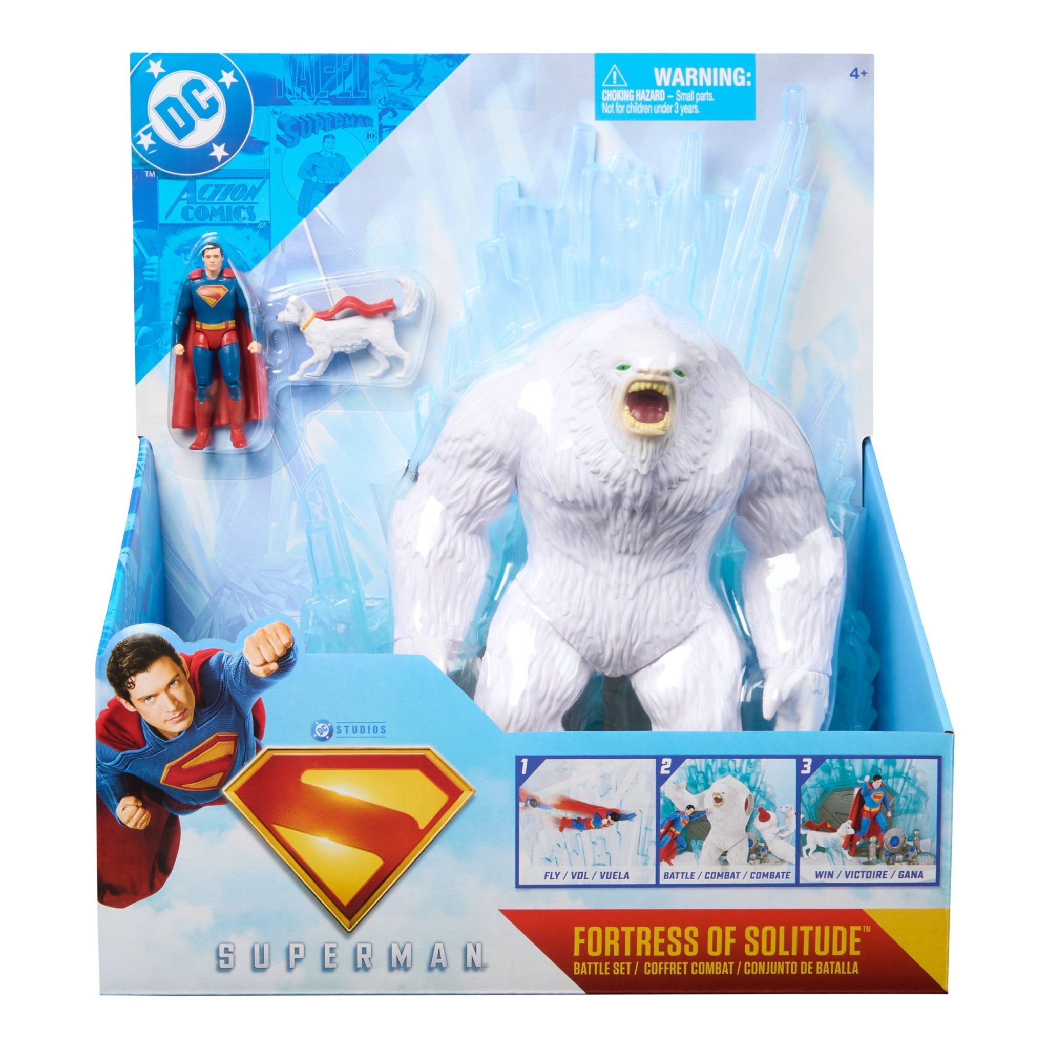 DC Comics Superman Movie Fortress Of Solitude Playset 6073895 - Colorland Toys