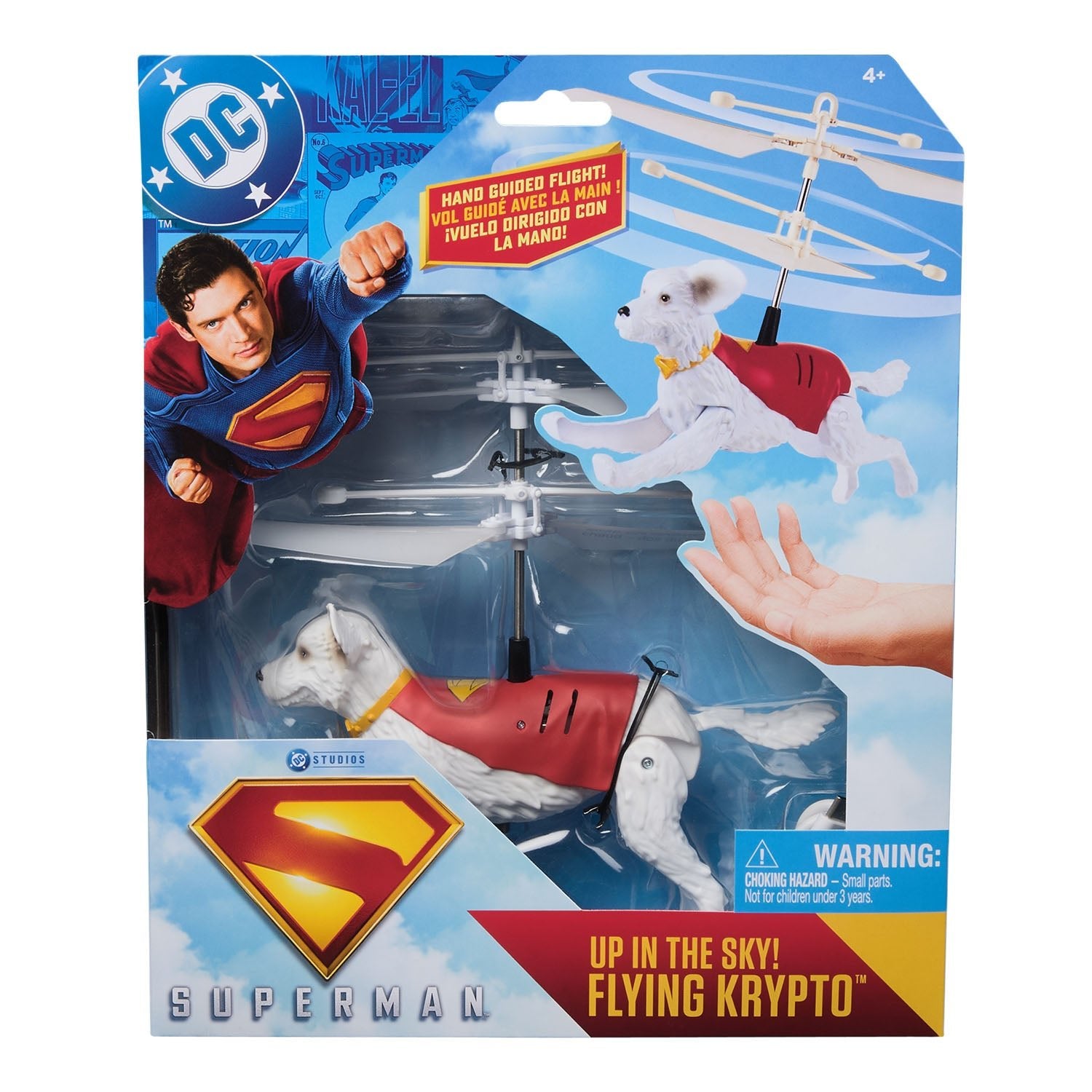 DC Comics Superman Movie Handheld Flying Krypto 6073191 - Colorland Toys