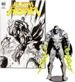 DC Direct Gold Label with Comic - Black Adam Line Art Variant 7in TMP-15894