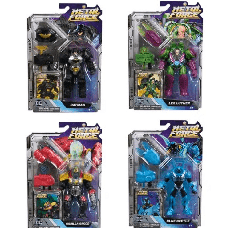 DC Metal Force Action Figures 4.3 Inch Asst 6070907 - Colorland Toys