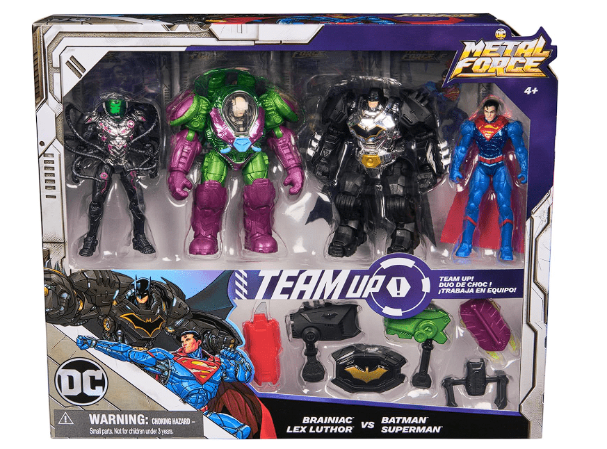 DC Metal Force Team Up Battle Pack 4 Inch 6070906 — image 1