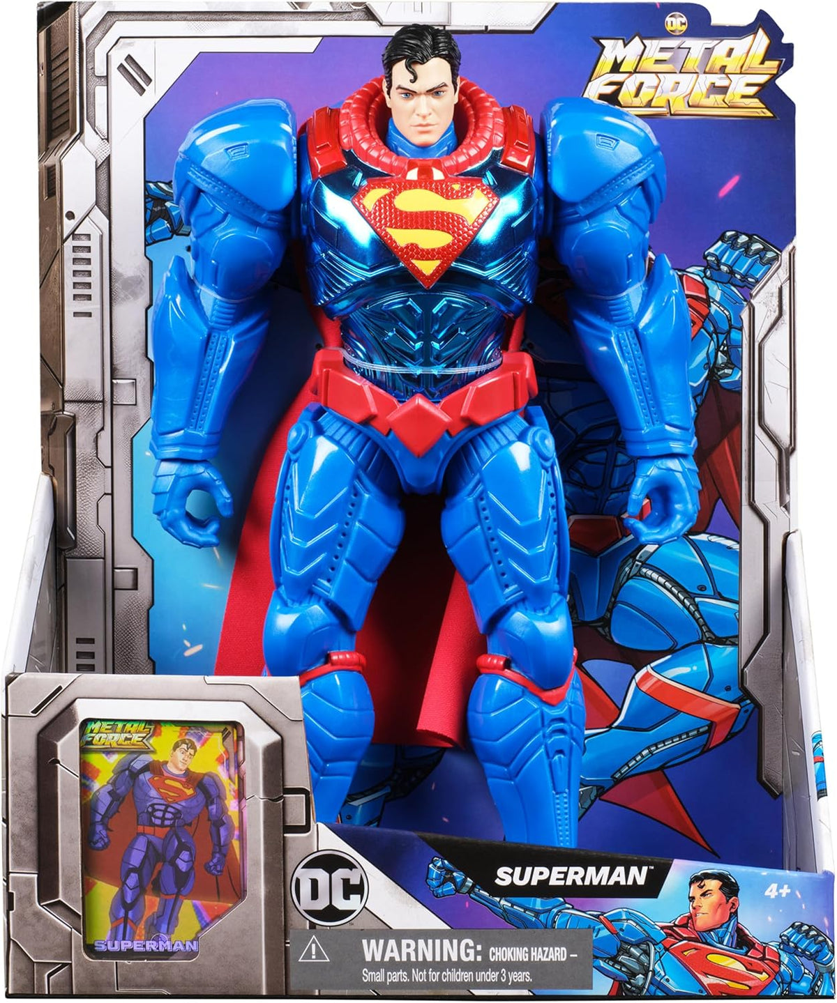 DC Metal Force XL Metal Force Heroes Superman 12 Inch 6072667 — image 5