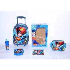 DC Superman 5 In 1 Trolley Bag 16-Inch FKVPT16-416 - Colorland Toys
