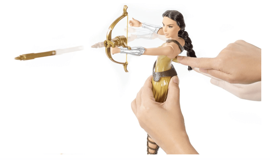DC Wonder Woman Bow - Wielding Doll Action Figure FDF37 - Colorland Toys