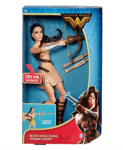 DC Wonder Woman Bow - Wielding Doll Action Figure FDF37 - Colorland Toys