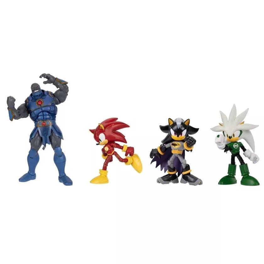 DC x Sonic 5" Figure Multipack – Power vs Speed 4-Pack (42909) — image 1