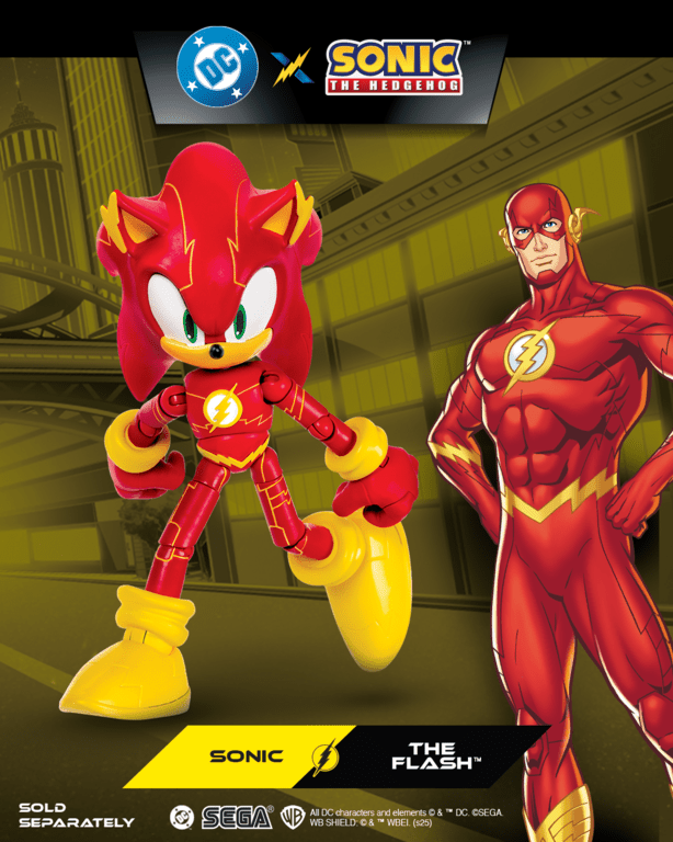 DC x Sonic 5" Figure Multipack – Power vs Speed 4 - Pack (42909) - Colorland Toys