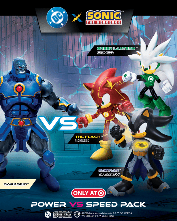 DC x Sonic 5" Figure Multipack – Power vs Speed 4 - Pack (42909) - Colorland Toys