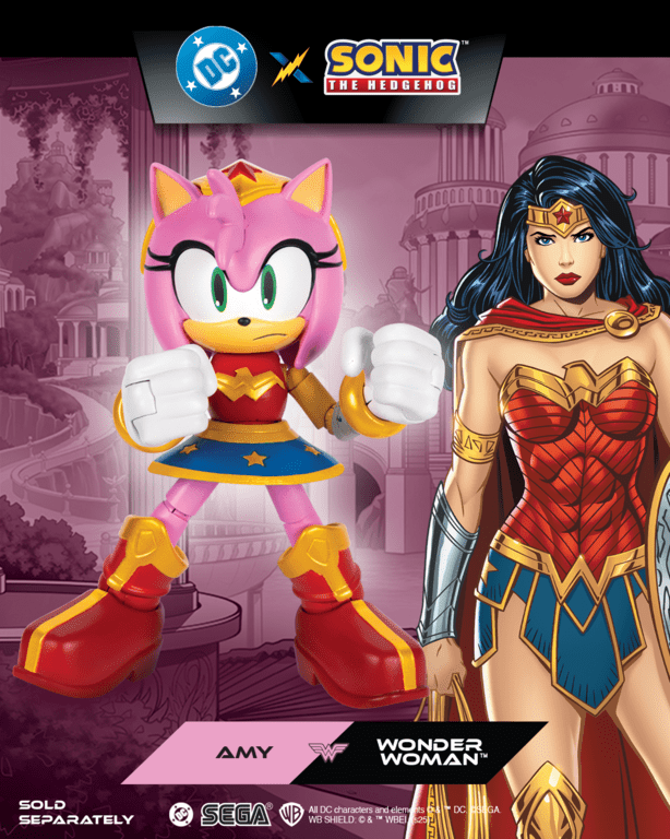 DC x Sonic 5" Figure Multipack – Power vs Speed 4 - Pack (42909) - Colorland Toys