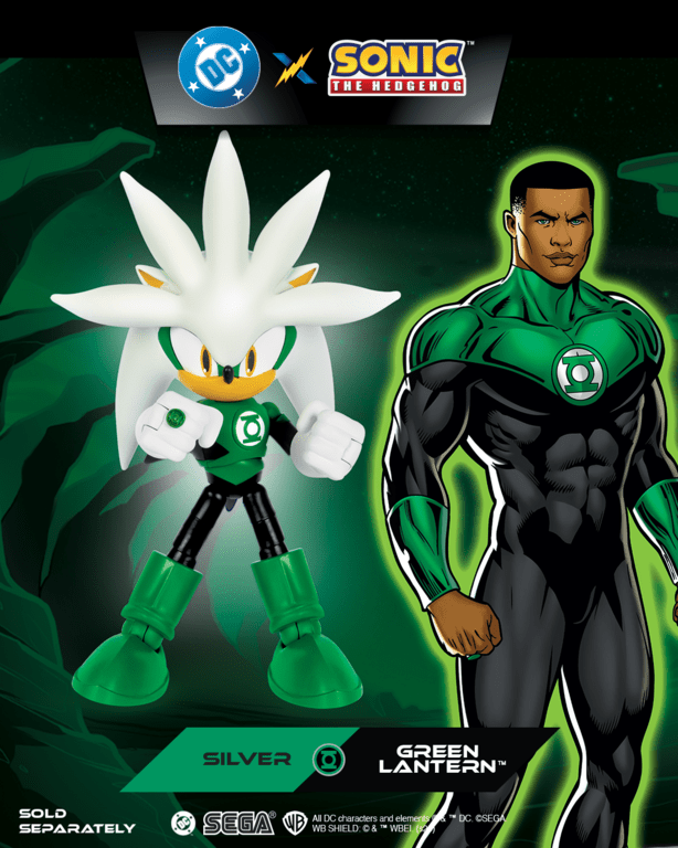 DC x Sonic 5" Figure Multipack – Power vs Speed 4-Pack (42909) — image 9
