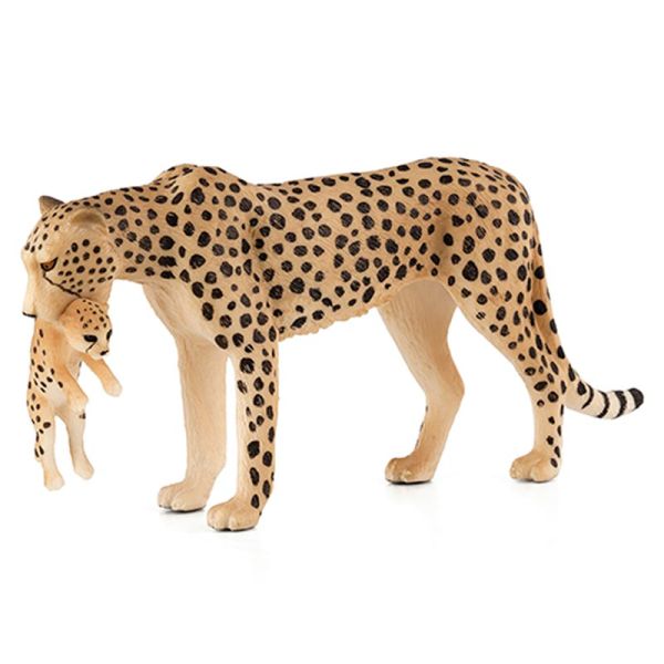 Cheetah with CubXL - Colorland Toys
