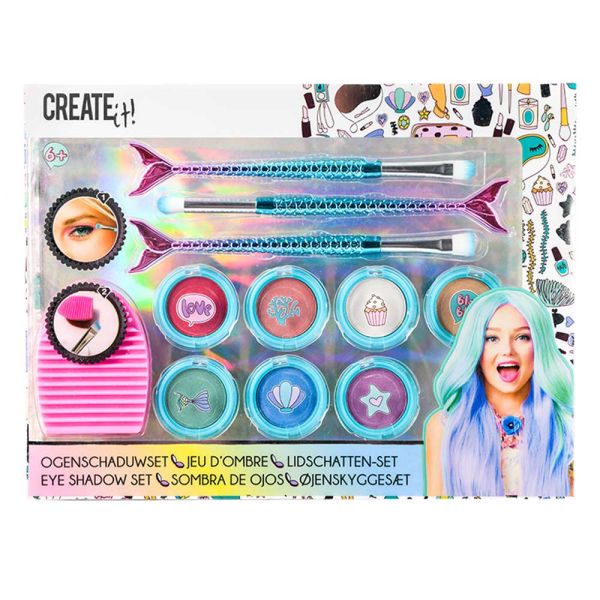 Create It - Eye Shadow Set Mermaid 11 Pack - Colorland Toys