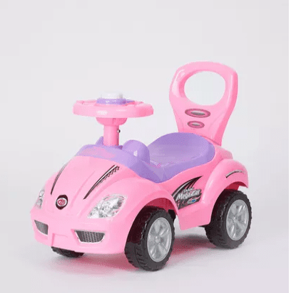 Deluxe Mega Car Ride-On Pink B4402/381A — image 1