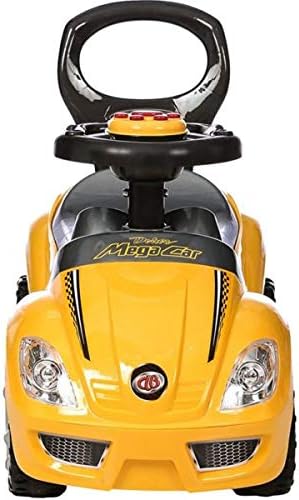 Deluxe Mega Car Ride-On Yellow B4402/381A — image 2
