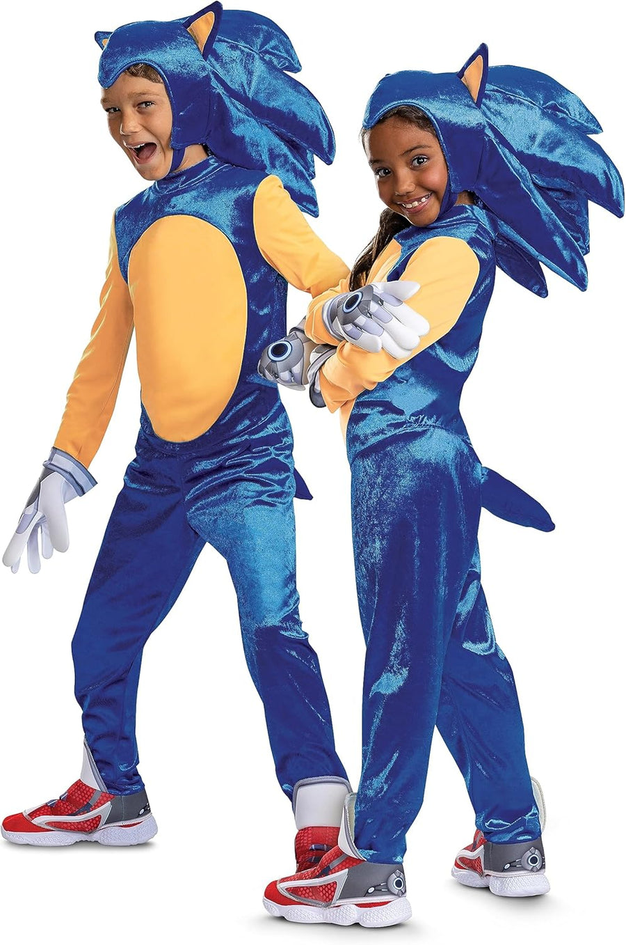 Deluxe Sonic Kids Costume (Large 10-12) with Headpiece