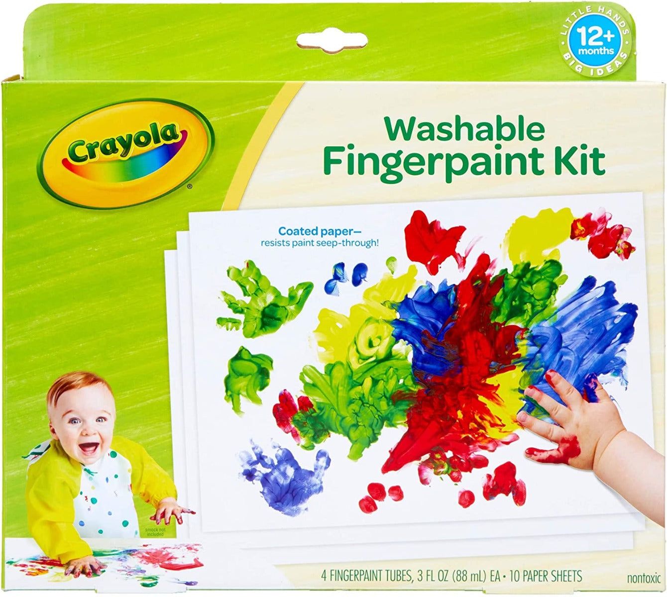 Crayola My First Fingerpaint Kit Washable Paint 81-1452