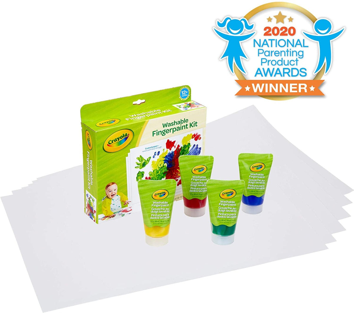 Crayola My First Fingerpaint Kit Washable Paint 81-1452