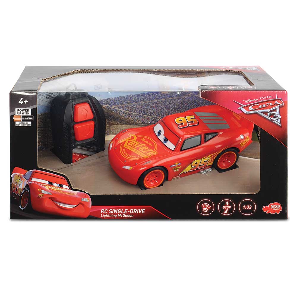 Dickie Disney Cars RC Lightning McQueen Single Drive 1:32