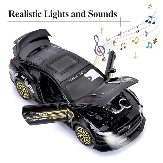 Pullback Metal Diecast Car with Music FY6248-12D