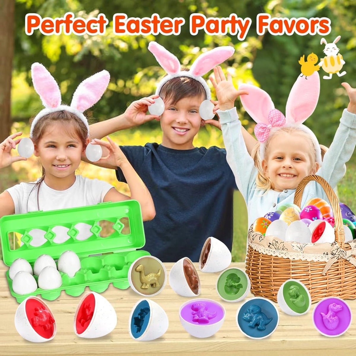 Dinasaur Eggs 12pcs DF16 - Colorland Toys