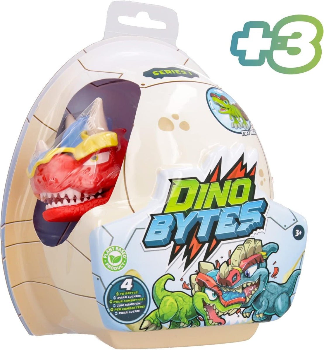 Dinobytes Battle Dino - Red 910126 - Colorland Toys