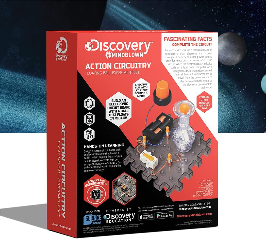Discovery Mindblown - Action Circuitry Floating Ball Experiment Set - Colorland Toys