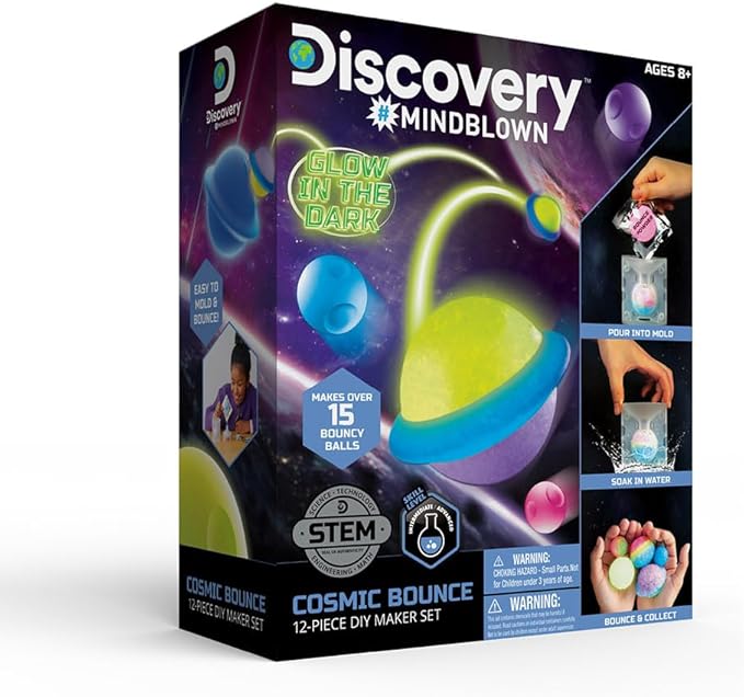 Discovery Mindblown - DIY Cosmic Bounce Glow in the Dark - Colorland Toys