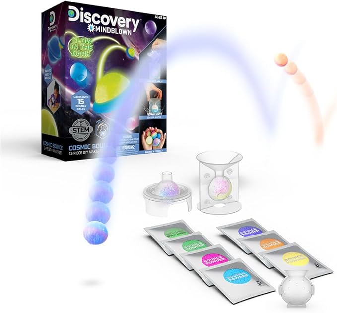 Discovery Mindblown - DIY Cosmic Bounce Glow in the Dark - Colorland Toys