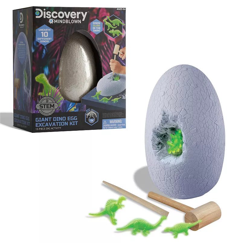 Discovery Mindblown - Giant Dino Egg Excavation Kit 13 Pcs — image 1
