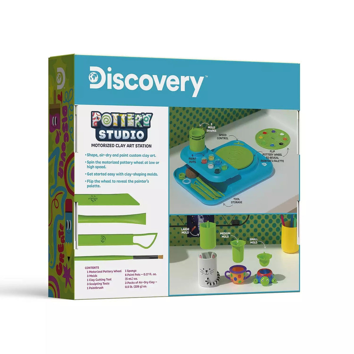 Discovery Pottery Studio Motorized Clay Art Station Set — image 2