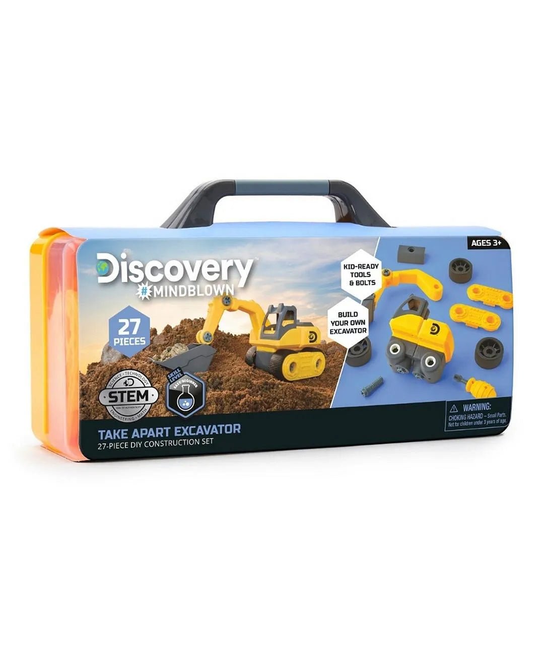 Discovery Toy Diy Construction Set Excavator 27 - Pcs 1423021680 - Colorland Toys