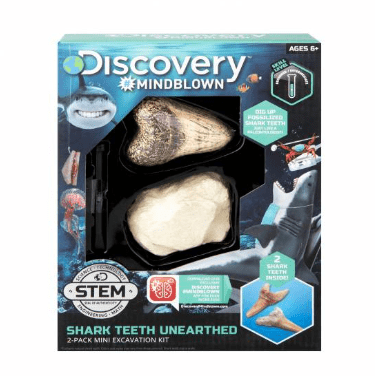 Discovery Toy Excavation Kit Mini Shark Tooth 2-Pcs 1423004791 — image 1