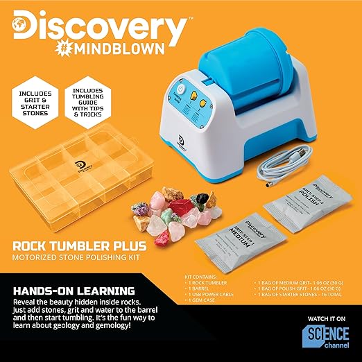 Discovery Toy Kids Rock Tumbler Scientific 6-Pcs 1423020880 — image 5