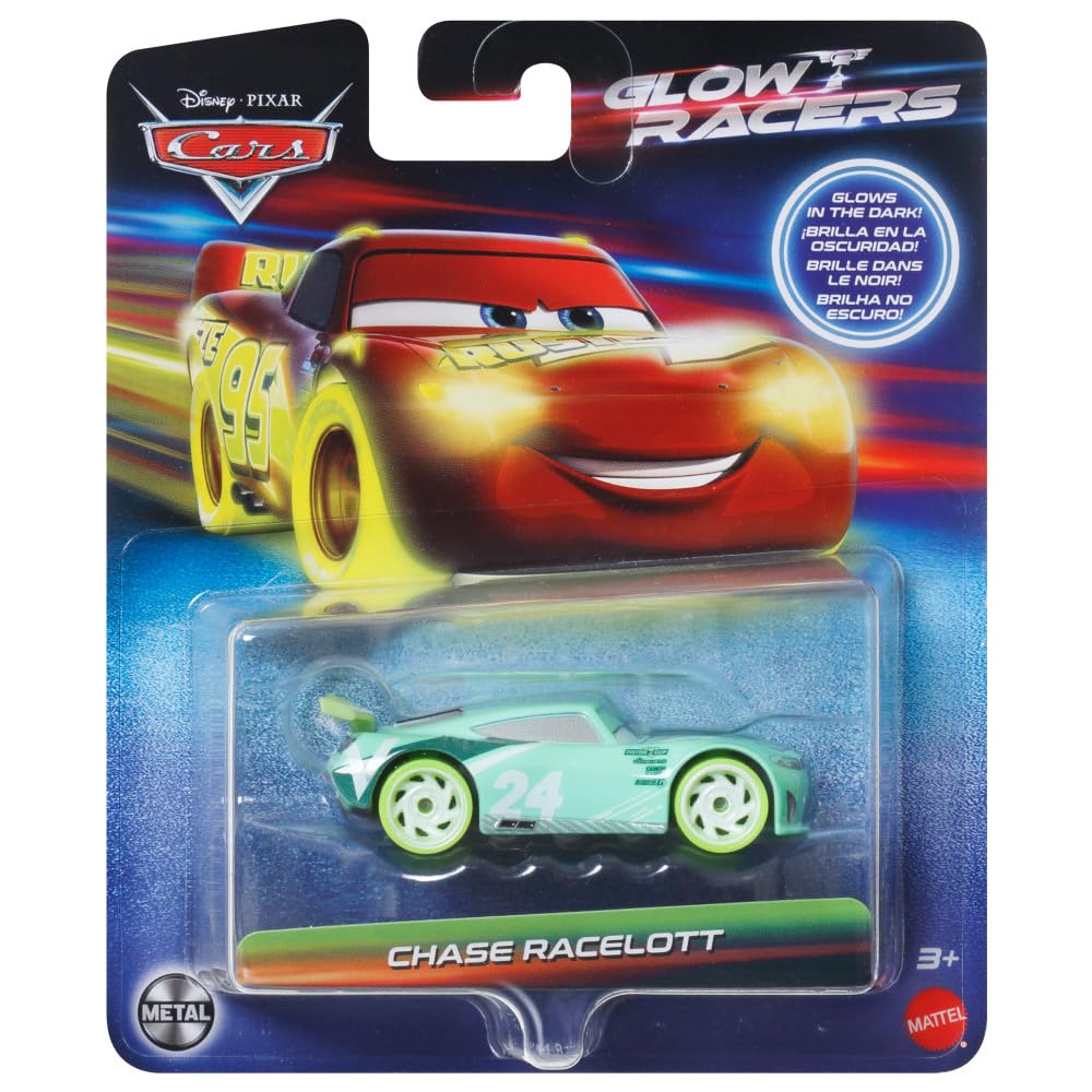 Disney Cars Glow Racers Chase Racelott HYM84/HPG76 - Colorland Toys