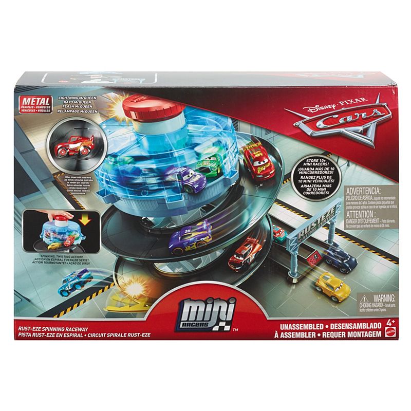 Disney Cars Mini Racers Rust - Eze Spinning Raceway Playset FYN86 - Colorland Toys