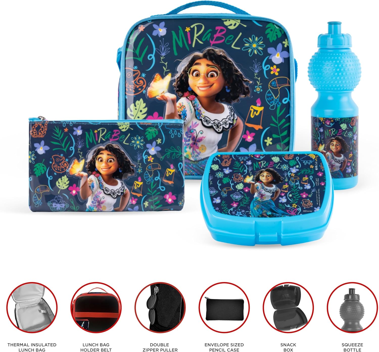 Disney Encanto Mirabel 5-in-1 School Set 18inch TBT235IN1C32-18 - Colorland Toys