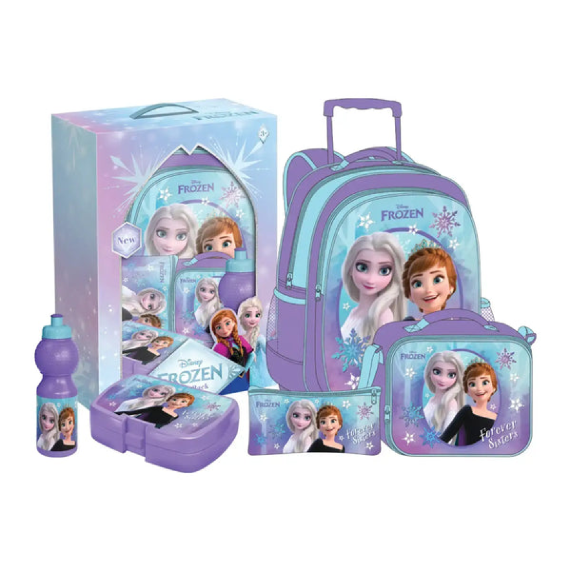 Disney Frozen 5 In 1 Trolley Bag 16-Inch FKVPT16-404 - Colorland Toys
