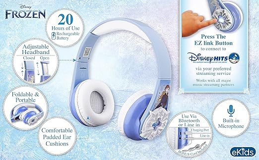 Disney Frozen Aux Headphones DY - 6513 - FZ2 - Colorland Toys