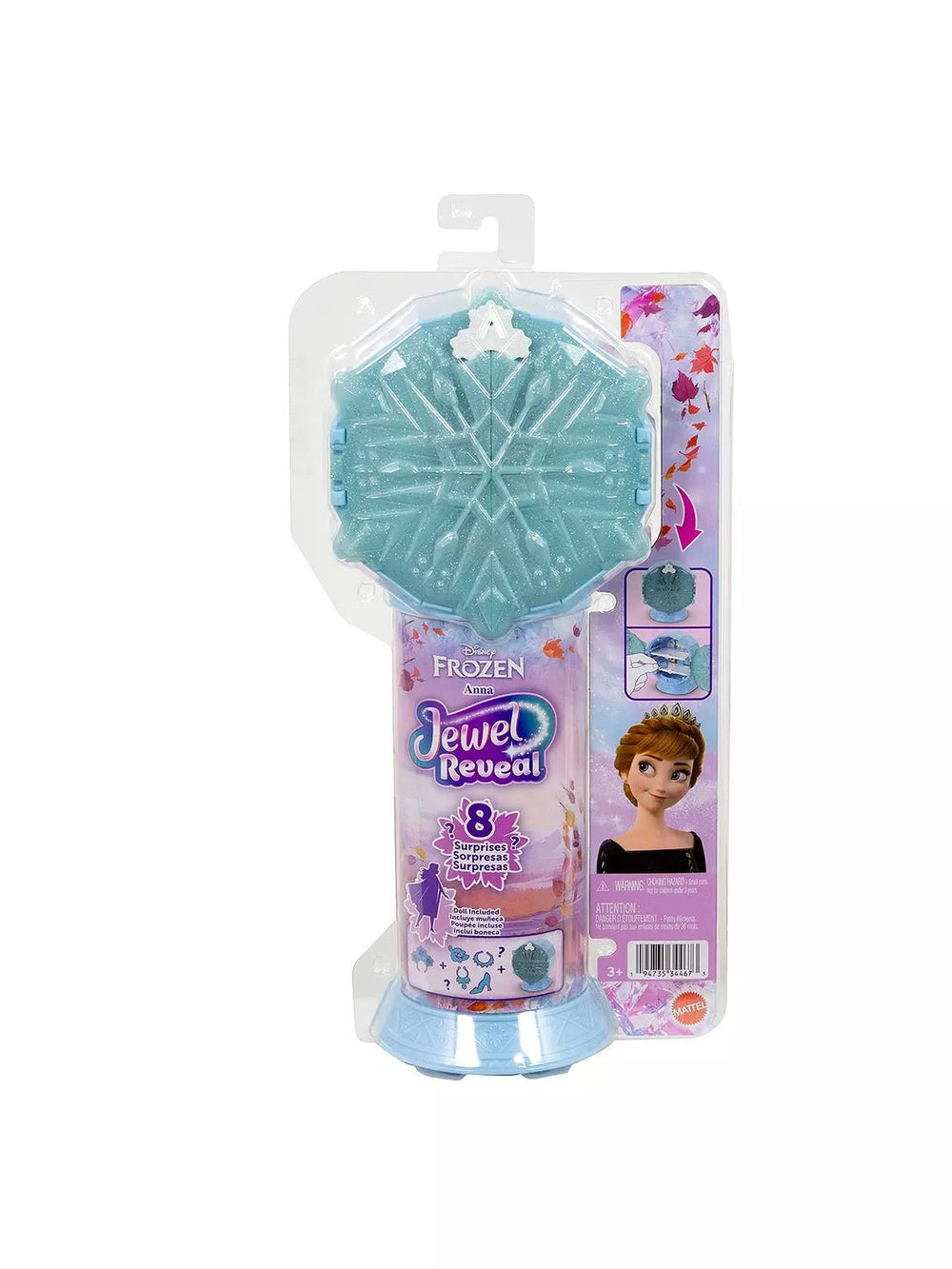 Disney Frozen Jewel Reveal Anna Fashion Doll JJY37 - Colorland Toys