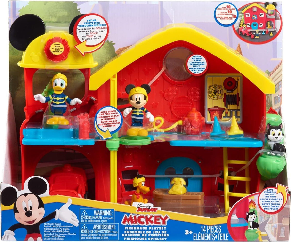 Disney Junior Mickey Mouse Fire House Playset JP - 38742 - Colorland Toys