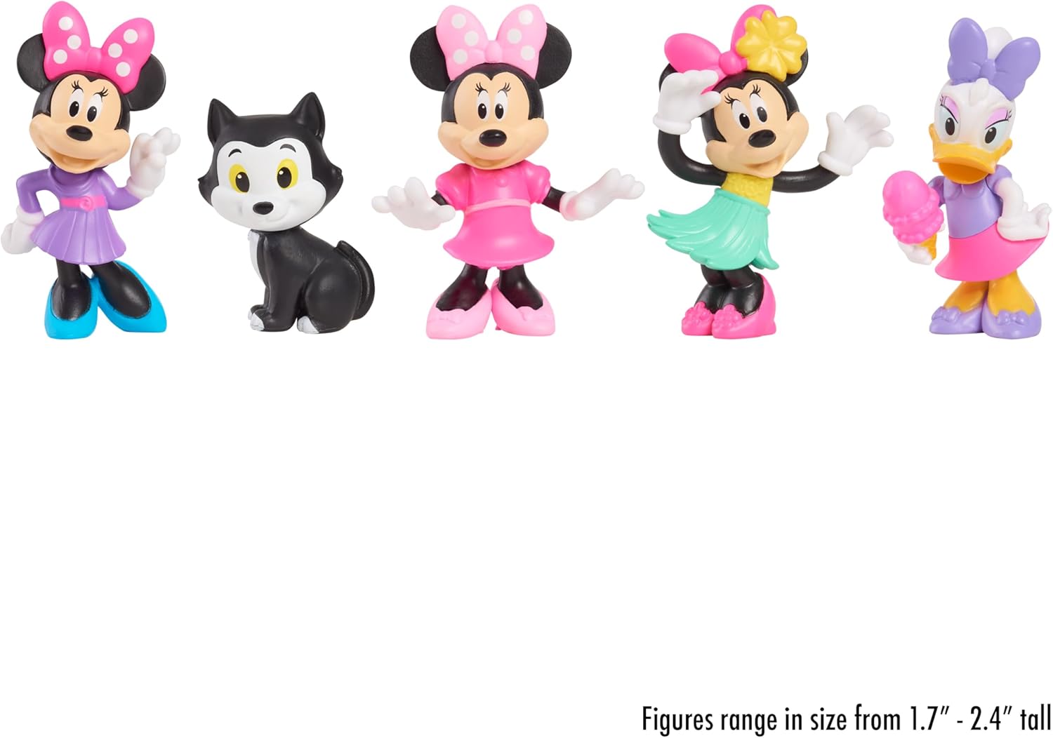 Disney Junior Minnie Mouse 5 Pack Mini Figure Set 88044 - Colorland Toys