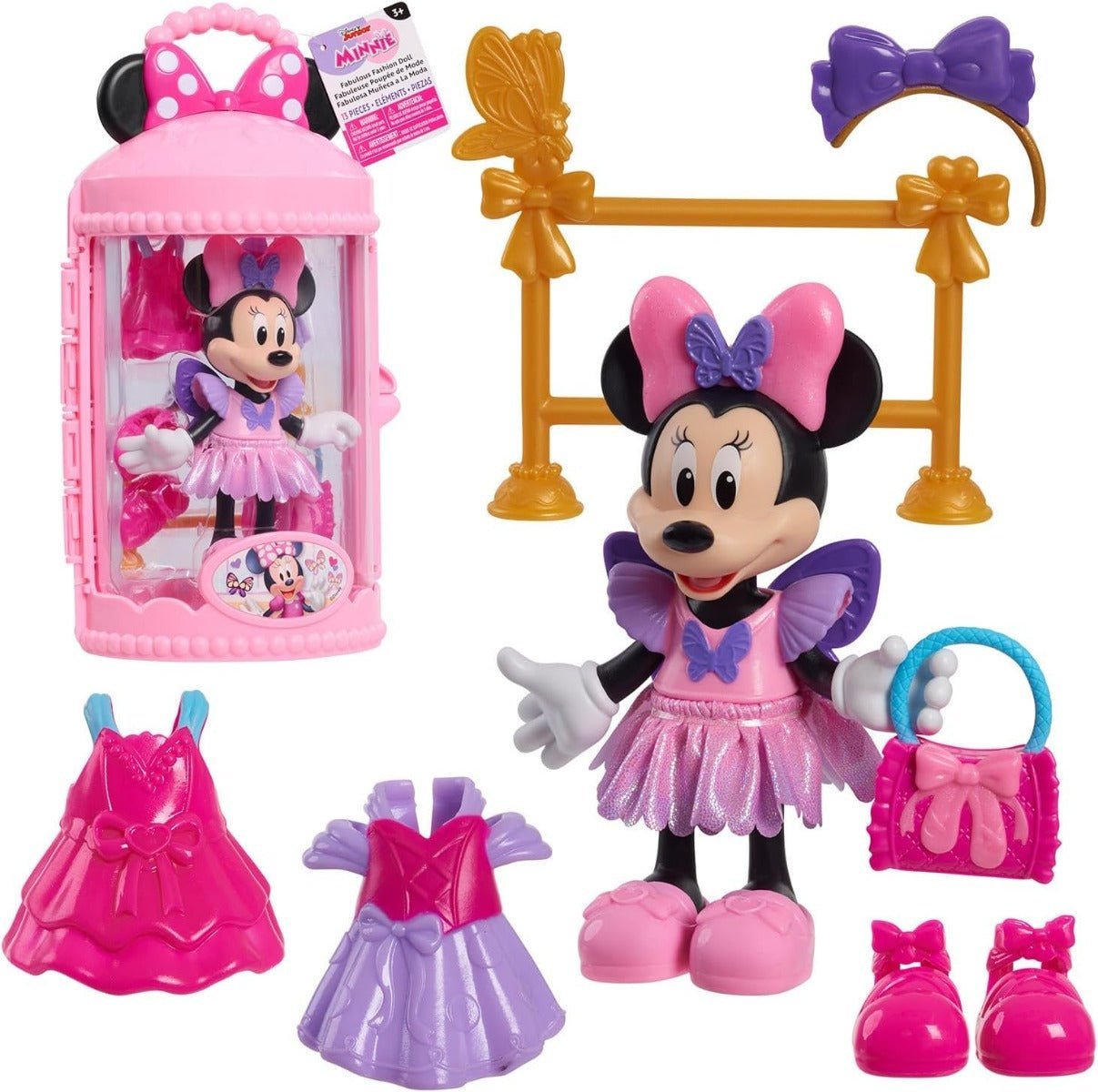 Disney Junior Minnie Mouse Fabulous Fashion Doll - Ballerina JP - 88198 - Colorland Toys