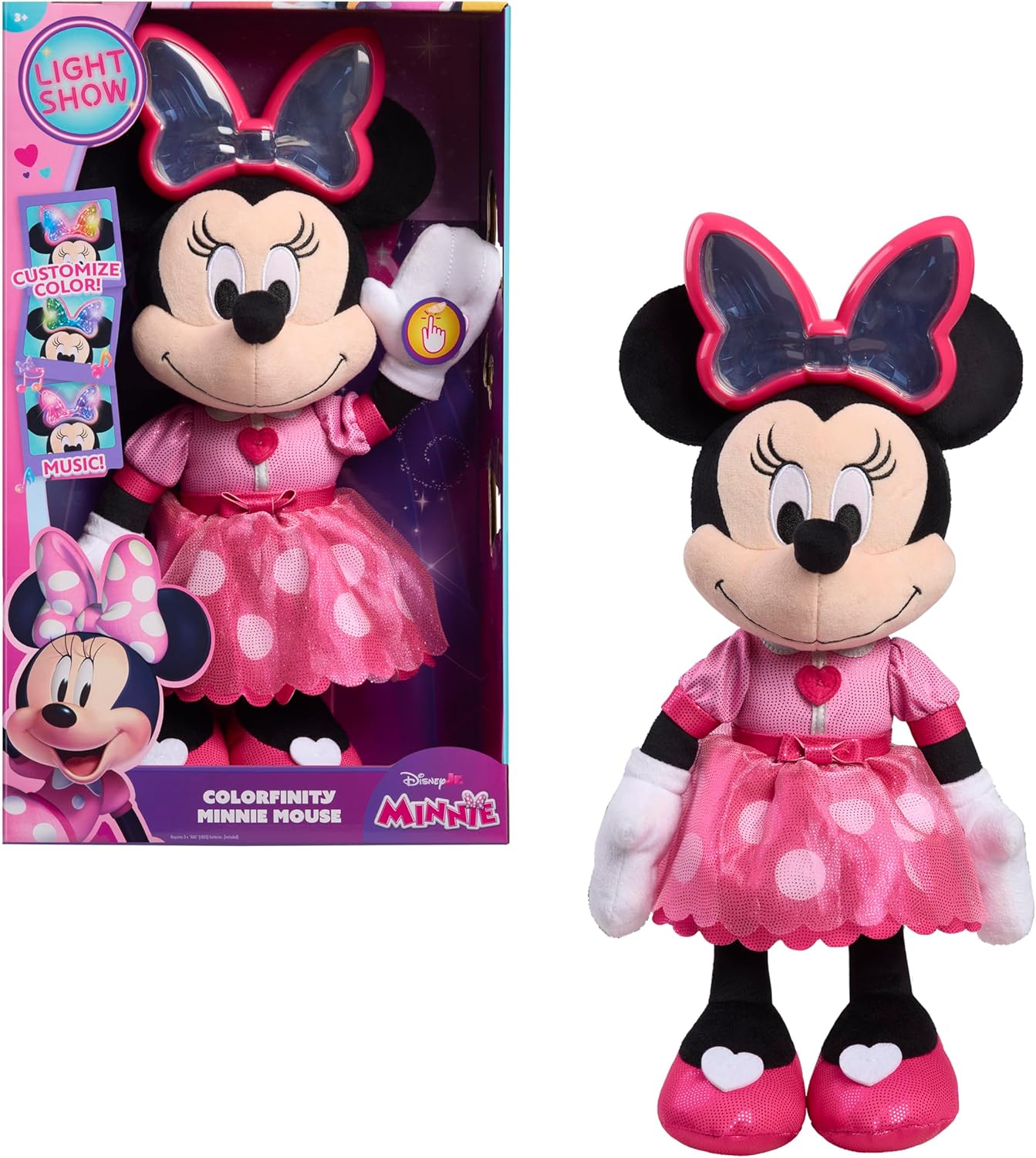 Disney Minnie Mouse Colorfinity Feature Plush 13118 - Colorland Toys