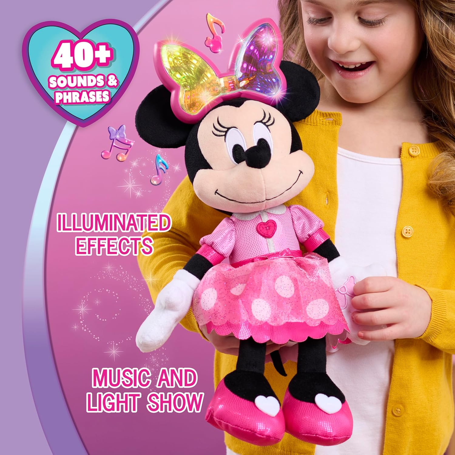 Disney Minnie Mouse Colorfinity Feature Plush 13118 - Colorland Toys