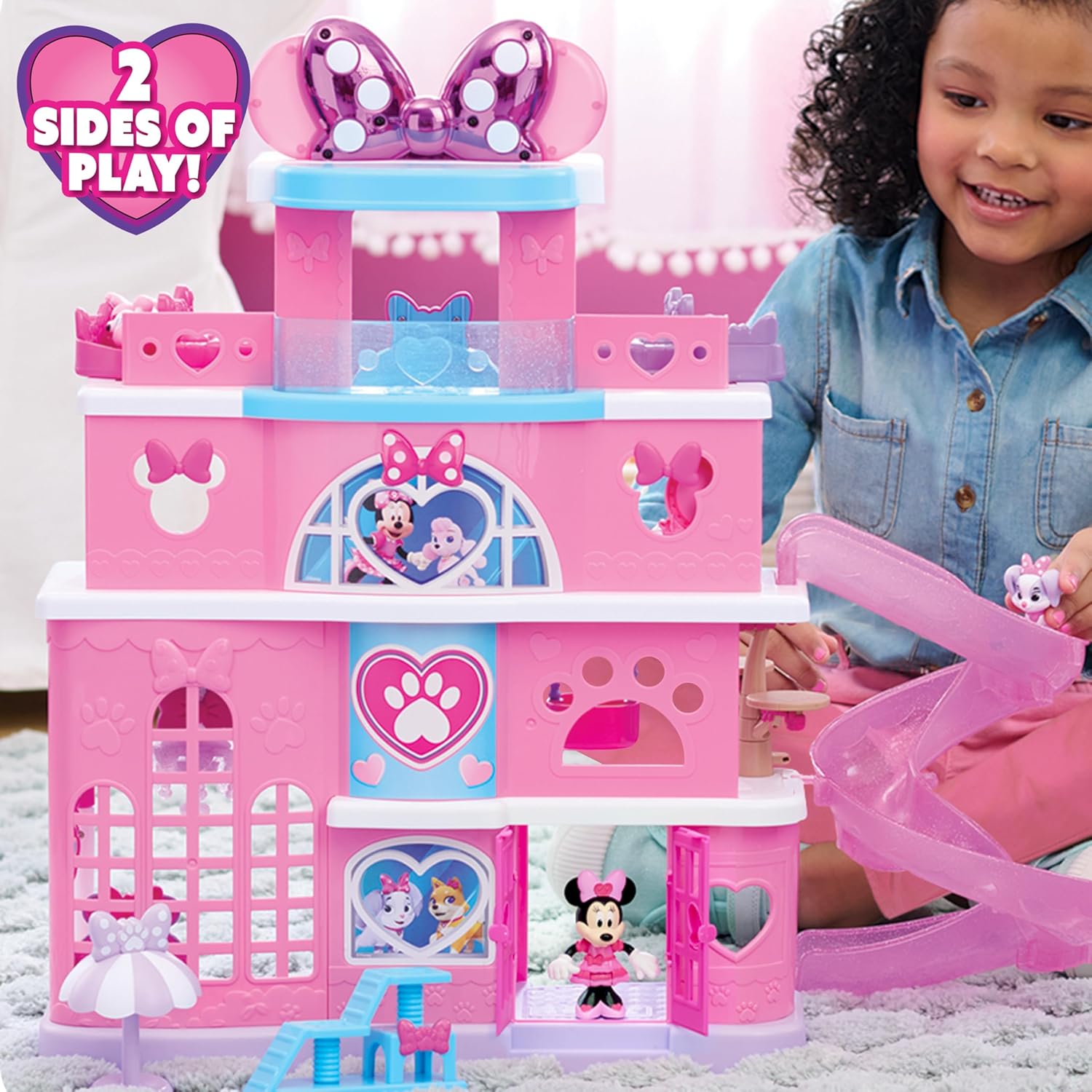 Disney Minnie Mouse Pet Hotel Playset 88329 - Colorland Toys