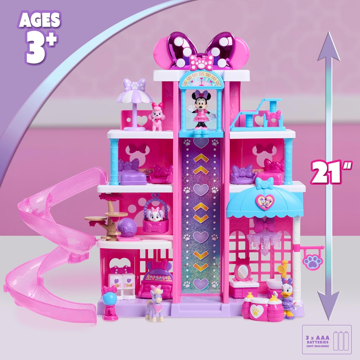 Disney Minnie Mouse Pet Hotel Playset 88329 - Colorland Toys