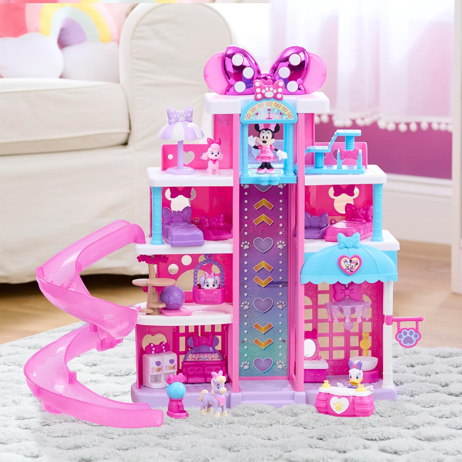 Disney Minnie Mouse Pet Hotel Playset 88329 - Colorland Toys