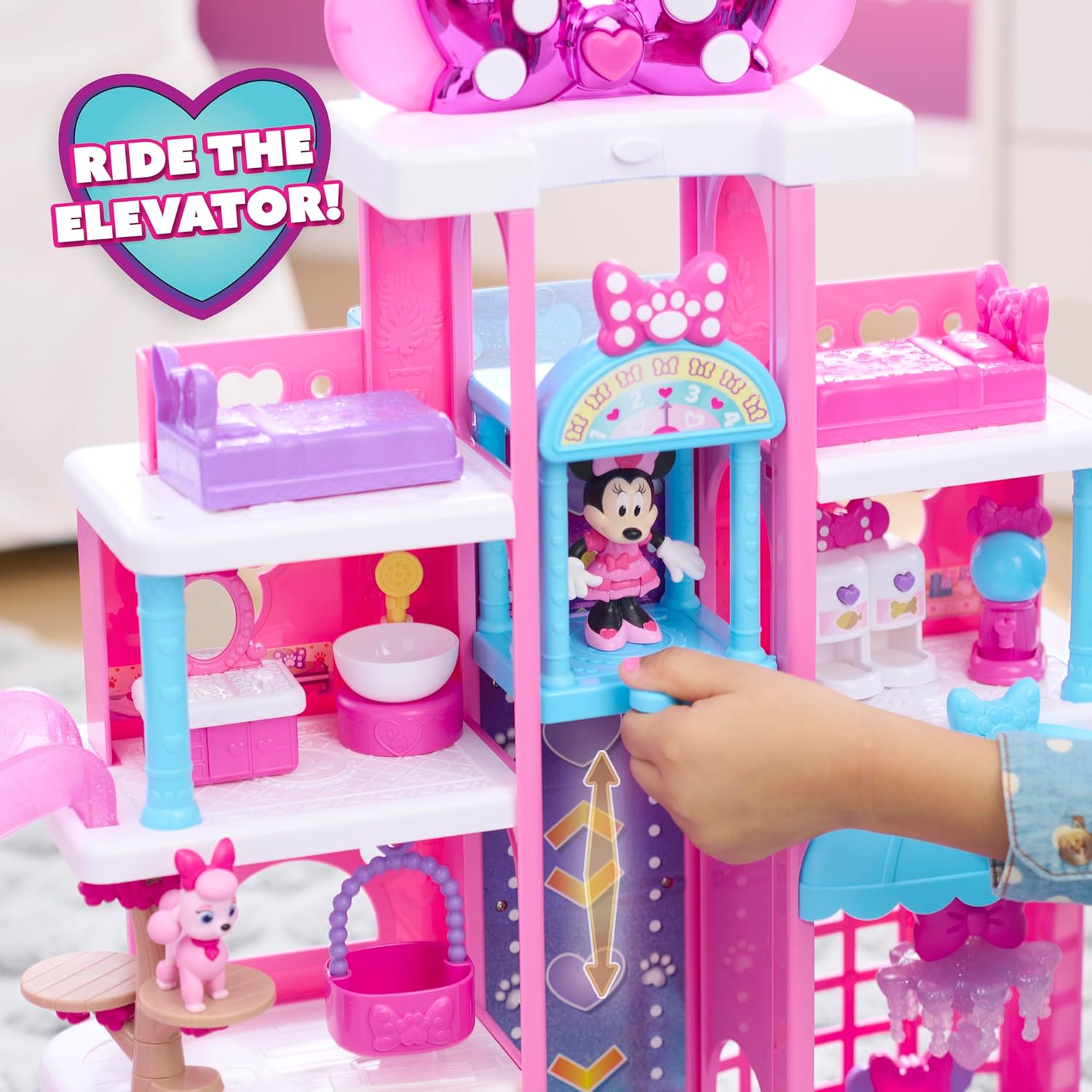 Disney Minnie Mouse Pet Hotel Playset 88329 - Colorland Toys